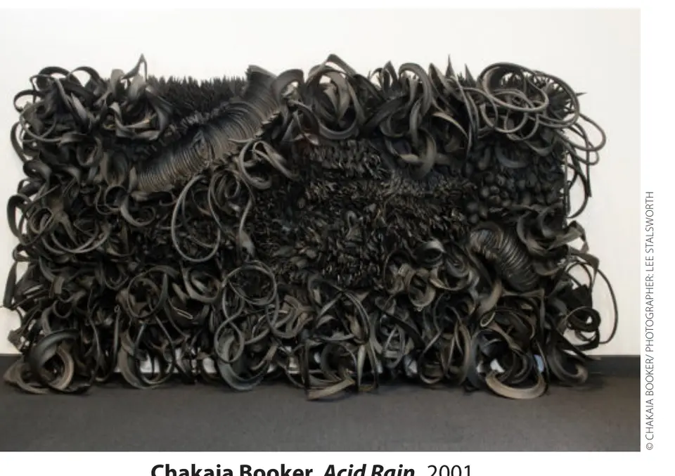Chakaia Booker, Acid Rain, 2001