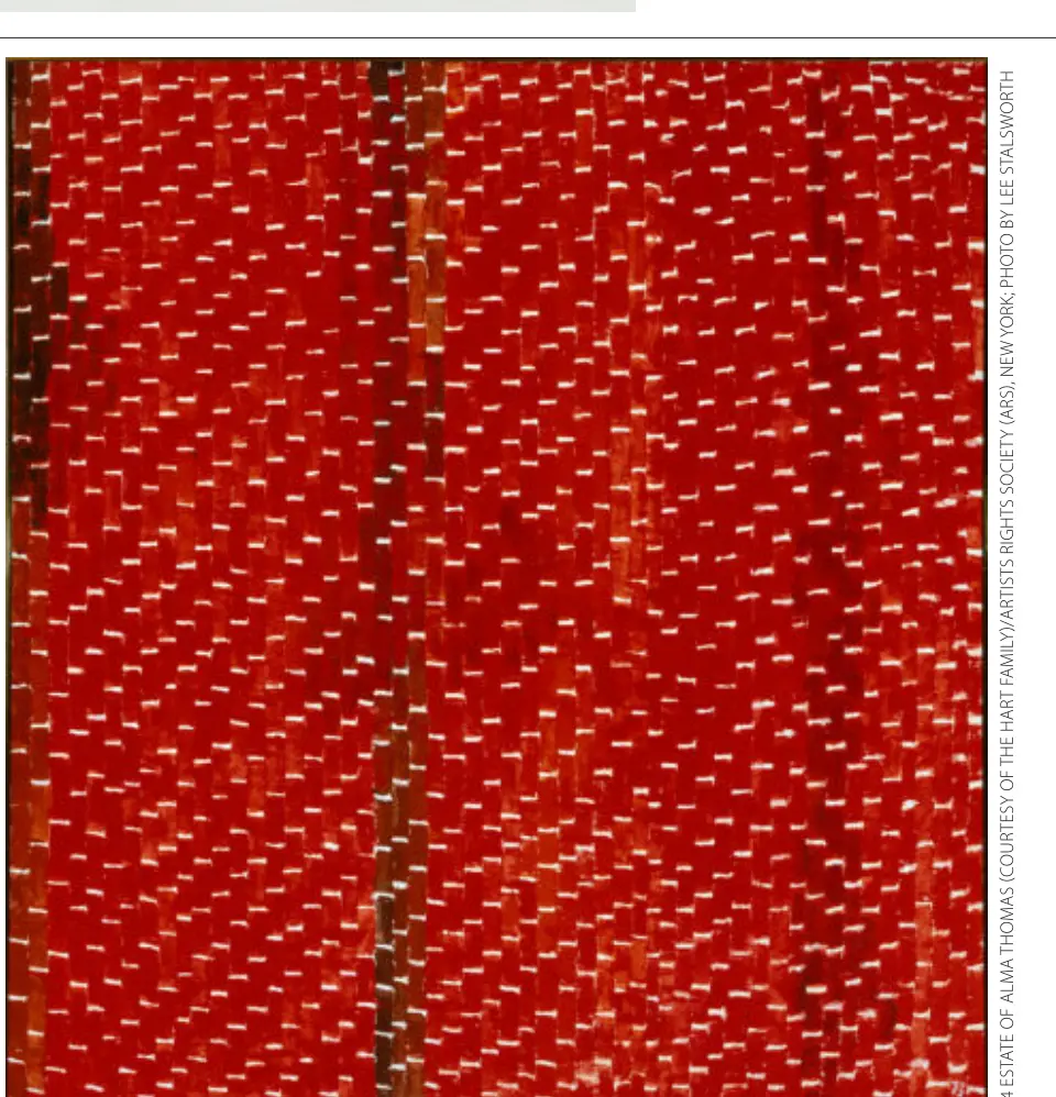 Alma Woodsey Thomas, Orion, 1973