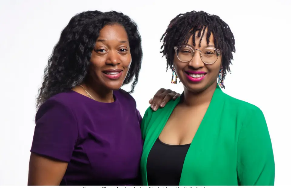 Mamatoto Village cofounders, Cassietta Pringle, left, and Aza Nedhari, right.