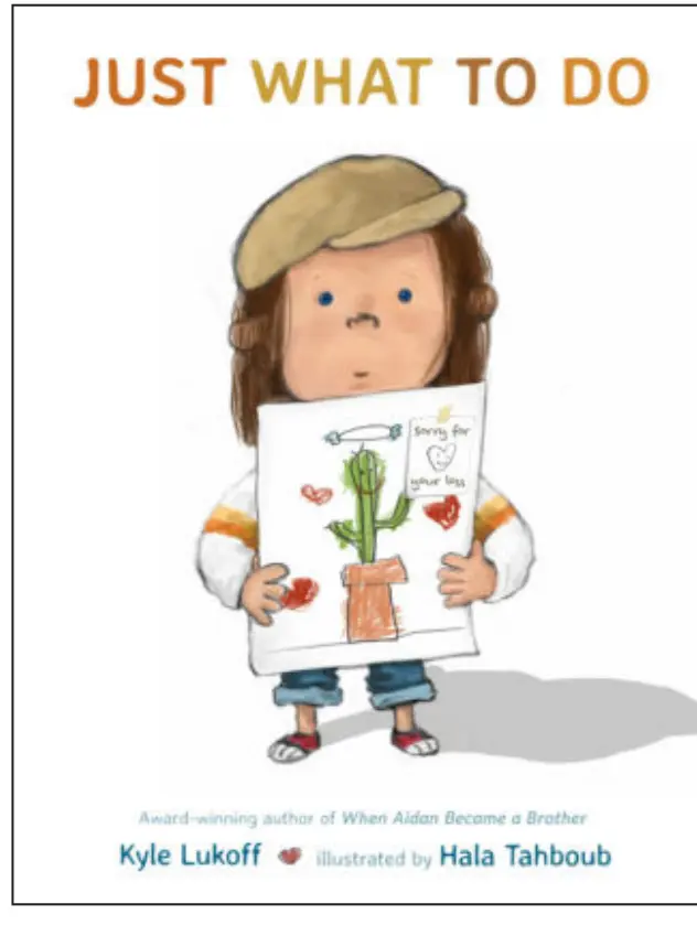 Cover of *Just What to Do* by Kyle Lukoff, illustrated by Hala Tahboub