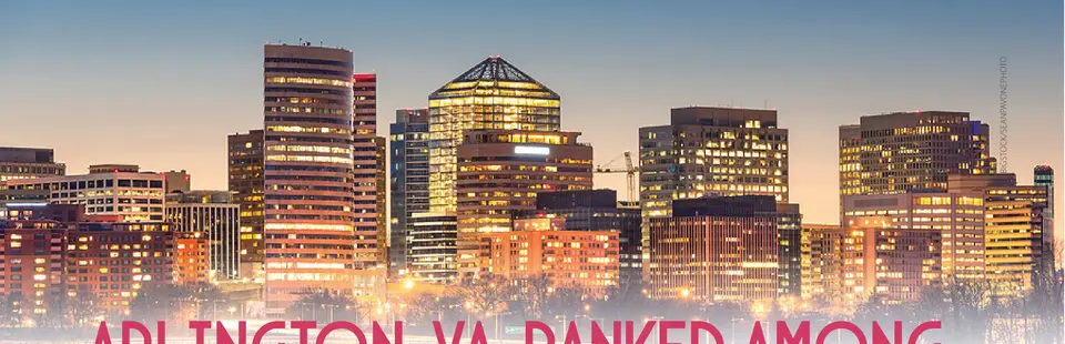 Arlington, Virginia skyline at dusk. (Bigstock/SeanPavonePhoto)