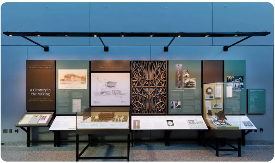 "A Century in the Making" exhibit. (Photo courtesy National Museum of African American History and Culture)