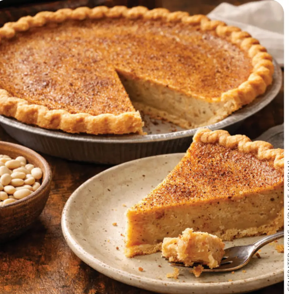 Bean pies — Image generated using AI (DALL·E / OpenAI)