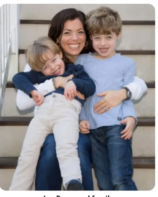 Jen Dryer and family