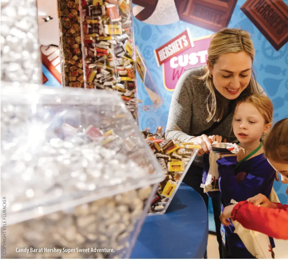 Candy Bar at Hershey Super Sweet Adventure.