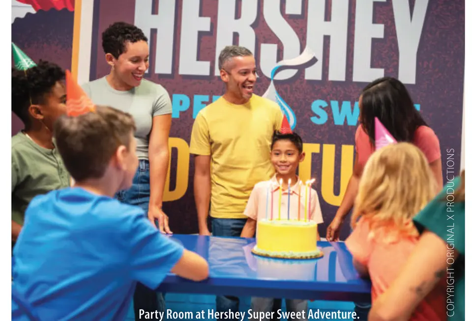 Party Room at Hershey Super Sweet Adventure.