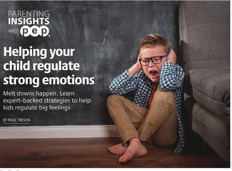 Parenting Insights with PEP: a child sits on the floor covering his ears and crying. (Bigstock/Sharomka)