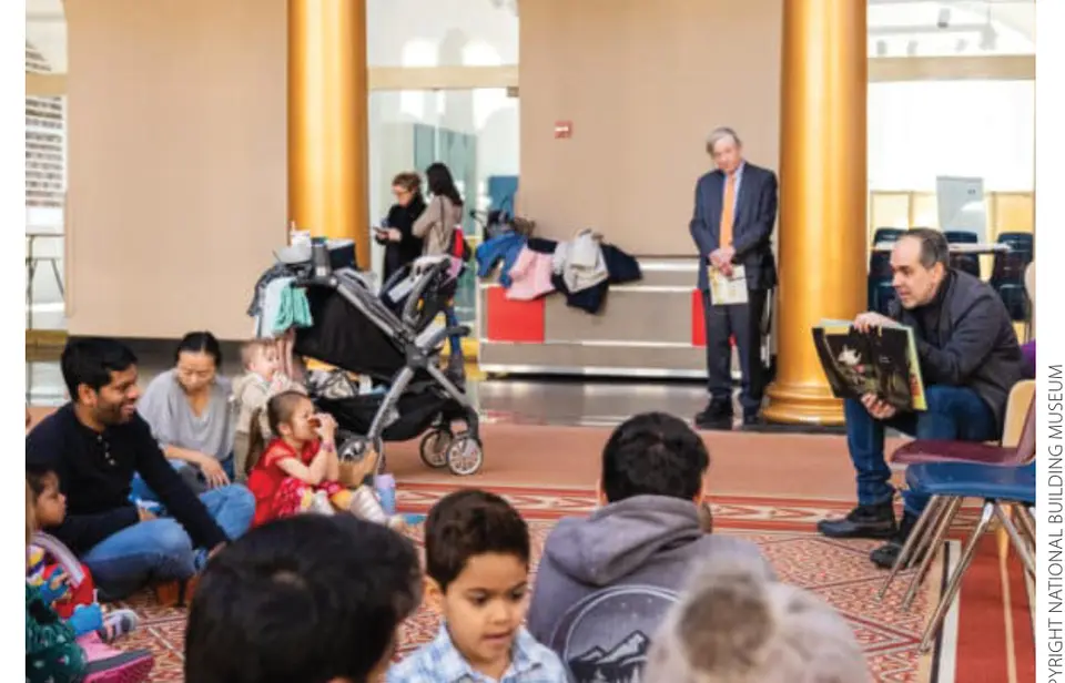 Storytime at the National Building Museum