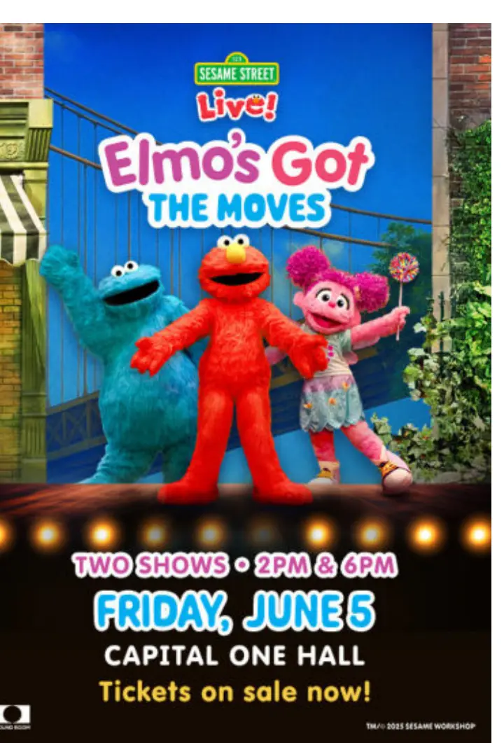 Sesame Street Live!: "Elmo's Got the Moves" at Capital One Hall