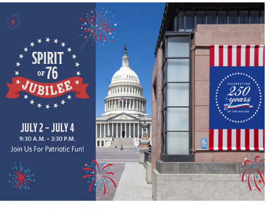 Spirit of '76 Jubilee, July 2-4, Capitol Visitor Center