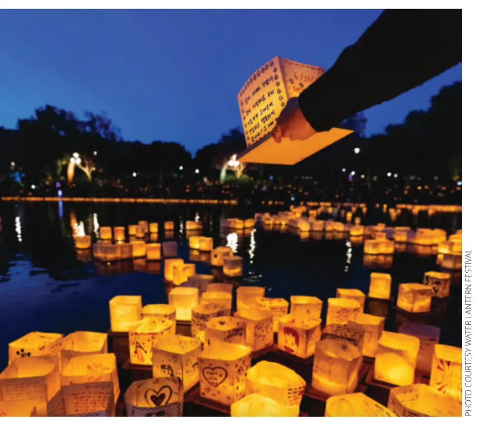 Photo courtesy Water Lantern Festival